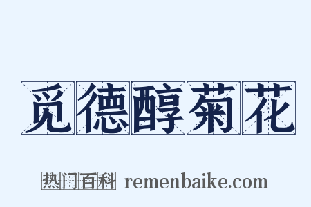 觅德醇菊花是什么意思的图片